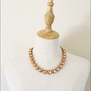 J Crew Coral Gem Necklace